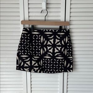 Mango Black Detail Skirt Sz 1